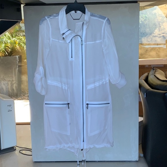 Ellie Tahari Sheer Jacket Overlay - Picture 1 of 6